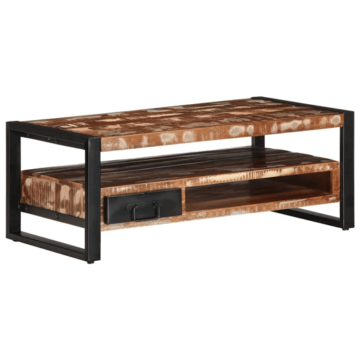 Mesa de Centro, Mesa baixa, multicor 90x50x36 cm madeira maciça recuperada Mesa de Centro, Mesa baixa, multicor 90x50x36 cm madeira maciça recuperada