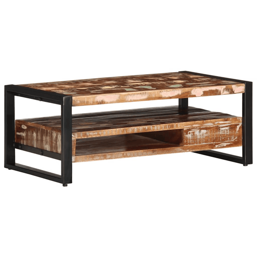 Mesa de Centro, Mesa baixa, multicor 90x50x36 cm madeira maciça recuperada Mesa de Centro, Mesa baixa, multicor 90x50x36 cm madeira maciça recuperada