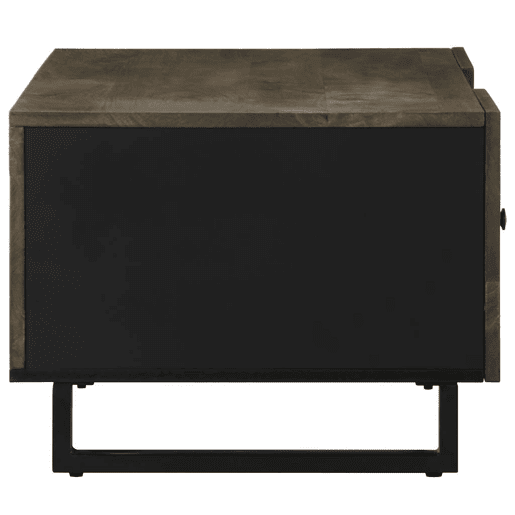 Mesa de Centro, Mesa baixa, 100x54x40 cm madeira de mangueira maciça preto Mesa de Centro, Mesa baixa, 100x54x40 cm madeira de mangueira maciça preto