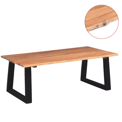 Mesa de Centro, Mesa baixa, em madeira de acácia maciça 110x60x40 cm Mesa de Centro, Mesa baixa, em madeira de acácia maciça 110x60x40 cm