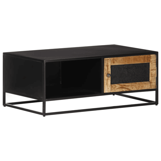 Mesa de Centro, Mesa baixa, 90x50x35 cm madeira de mangueira áspera Mesa de Centro, Mesa baixa, 90x50x35 cm madeira de mangueira áspera
