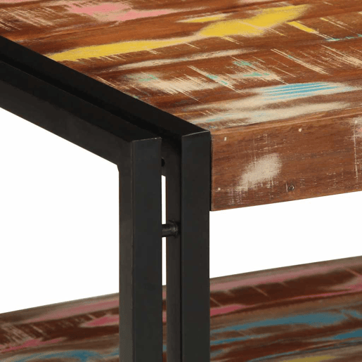 Mesa de Centro, Mesa baixa, multicor 90x50x38 cm madeira maciça recuperada Mesa de Centro, Mesa baixa, multicor 90x50x38 cm madeira maciça recuperada