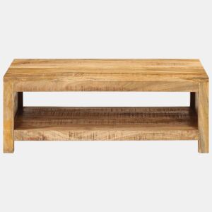 Mesa de Centro, Mesa baixa, 80x55x30 cm madeira de mangueira maciça