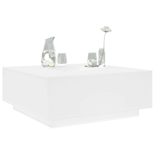 Mesa de Centro, Mesa baixa, 100x100x40 cm derivados de madeira branco Mesa de Centro, Mesa baixa, 100x100x40 cm derivados de madeira branco
