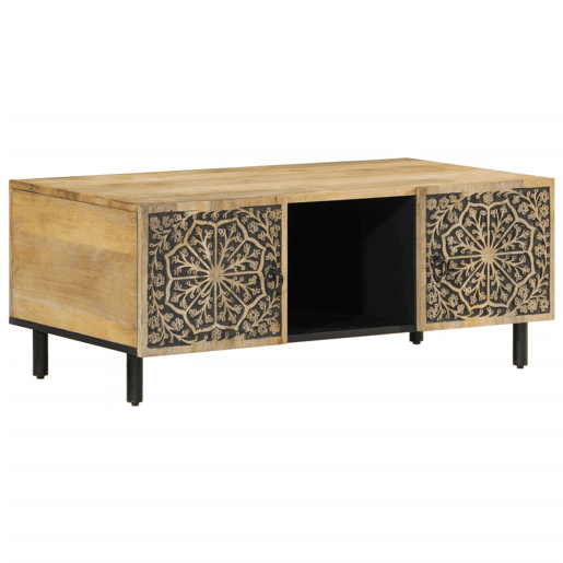 Mesa de Centro, Mesa baixa, 100x54x40 cm madeira de mangueira maciça Mesa de Centro, Mesa baixa, 100x54x40 cm madeira de mangueira maciça