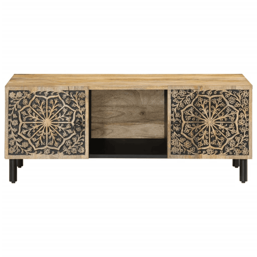 Mesa de Centro, Mesa baixa, 100x54x40 cm madeira de mangueira maciça Mesa de Centro, Mesa baixa, 100x54x40 cm madeira de mangueira maciça
