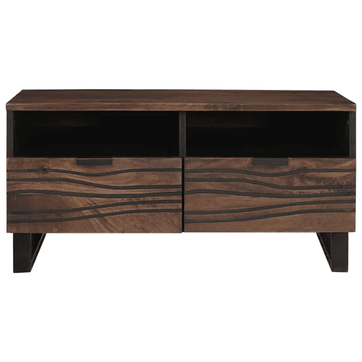 Mesa de Centro, Mesa baixa, com gaveta Marrom e Preto 80 x 54 x 40 cm Mesa de Centro, Mesa baixa, com gaveta Marrom e Preto 80 x 54 x 40 cm