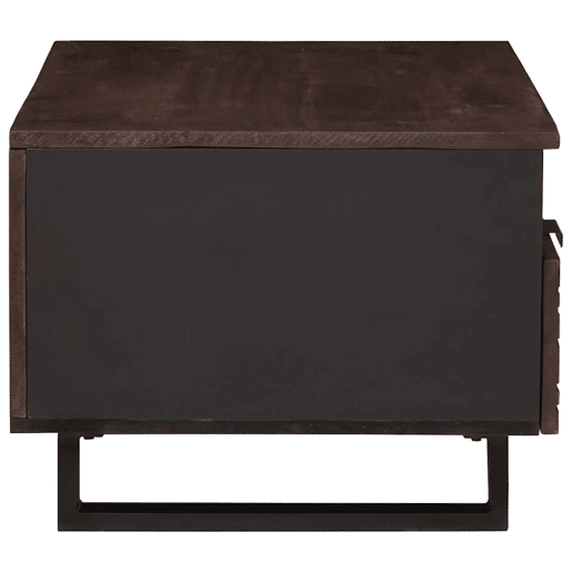 Mesa de Centro, Mesa baixa, com gaveta Marrom e Preto 80 x 54 x 40 cm Mesa de Centro, Mesa baixa, com gaveta Marrom e Preto 80 x 54 x 40 cm