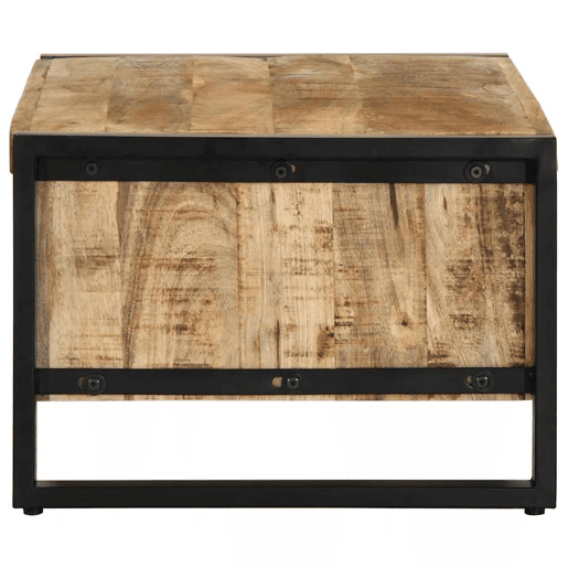 Mesa de Centro, Mesa baixa, 90x50x36 cm madeira de mangueira áspera maciça