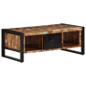 Mesa de Centro, Mesa baixa, multicor 90x50x36 cm madeira maciça recuperada