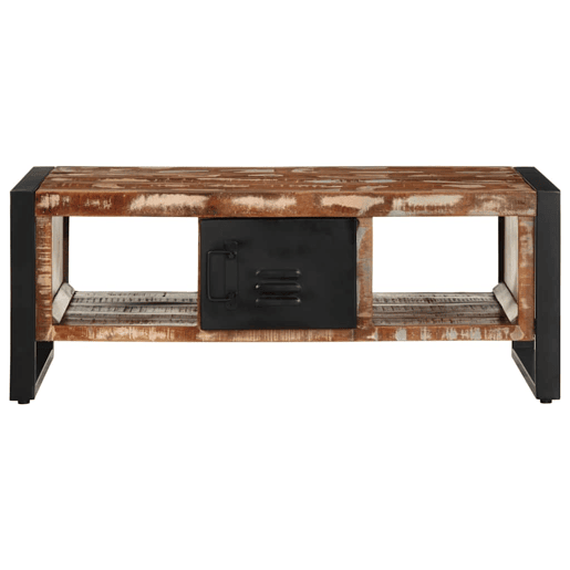 Mesa de Centro, Mesa baixa, multicor 90x50x36 cm madeira maciça recuperada Mesa de Centro, Mesa baixa, multicor 90x50x36 cm madeira maciça recuperada