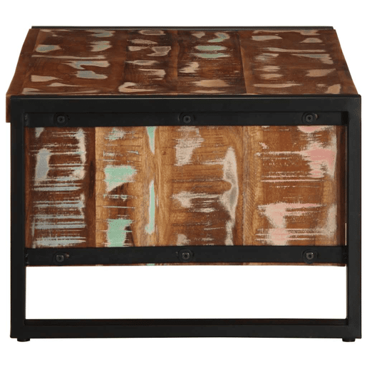Mesa de Centro, Mesa baixa, multicor 90x50x36 cm madeira maciça recuperada Mesa de Centro, Mesa baixa, multicor 90x50x36 cm madeira maciça recuperada