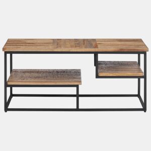 Mesa de Centro, Mesa baixa 90x50x39 cm teca recuperada maciça