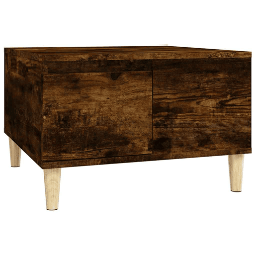 Mesa de Centro, Mesa baixa, 55x55x36,5 cm derivados madeira carvalho fumado