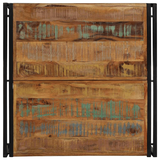 Mesa de Centro, Mesa baixa, multicor 80x80x35 cm madeira maciça recuperada Mesa de Centro, Mesa baixa, multicor 80x80x35 cm madeira maciça recuperada