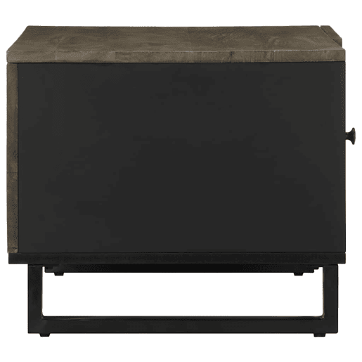 Mesa de Centro, Mesa baixa, 80x50x40 cm madeira de mangueira maciça preto Mesa de Centro, Mesa baixa, 80x50x40 cm madeira de mangueira maciça preto