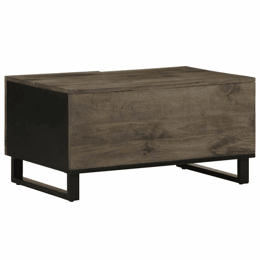 Mesa de Centro, Mesa baixa, 80x50x40 cm madeira de mangueira maciça preto Mesa de Centro, Mesa baixa, 80x50x40 cm madeira de mangueira maciça preto