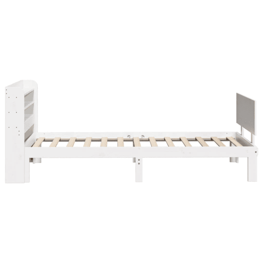 Estrutura De Cama Dupla c cabeceira - 100x200 cm branco Estrutura De Cama Dupla c cabeceira - 100x200 cm branco