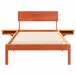 Estructura de cama individual para adultos 163x210 Estructura de cama individual para adultos 163x210 Marrón