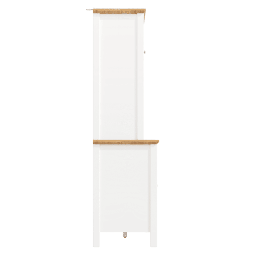 Armário alto 120x40x179 cm - 4 portas, 3 gavetas, LED - Branco Armário alto 120x40x179 cm - 4 portas, 3 gavetas, LED - Branco