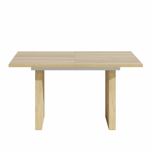 Mesa de jantar extensÃvel 140200 x 90 cm - para 6-8 pessoas, tampo retangular, tampo reforçado, estilo simples - cor carvalho Mesa de jantar extensÃvel 140200 x 90 cm - para 6-8 pessoas, tampo retangular, tampo reforçado, estilo simples - cor carvalho