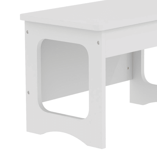 AIYAPLAY Mesa Infantil com Cadeira, Tampo Reversível, Mesa e Cadeira Infantil com Lousa para Desenho, para Crianças dos 3 aos 6 Anos, para Estudo, Jardim de Infância, Escolas, Branco AIYAPLAY Mesa Infantil com Cadeira, Tampo Reversível, Mesa e Cadeira Infantil com Lousa para Desenho, para Crianças dos 3 aos 6 Anos, para Estudo, Jardim de Infância, Escolas, Branco