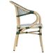Silla de ratán sintético Silla de ratán sintético Verde