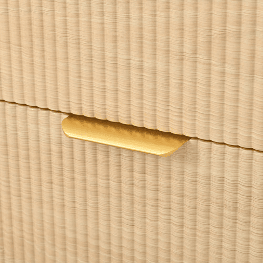 Móvel de casa de banho suspenso de 60 cm - lavatório redondo em cerâmica, frentes com efeito de madeira e padrão às riscas, MDF de alta qualidade, grande capacidade de arrumação com 2 gavetas + bancada - Madeira natural Móvel de casa de banho suspenso de 60 cm - lavatório redondo em cerâmica, frentes com efeito de madeira e padrão às riscas, MDF de alta qualidade, grande capacidade de arrumação com 2 gavetas + bancada - Madeira natural