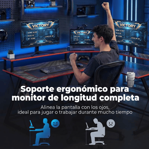 HOMCOM Secretária de Canto com Tomadas Mesa em Forma de L 128x128 cm com Suporte para Monitor Gancho para Auscultadores e Suporte para Copos Mesa de Computador para Escritório Casa, Preta HOMCOM Secretária de Canto com Tomadas Mesa em Forma de L 128x128 cm com Suporte para Monitor Gancho para Auscultadores e Suporte para Copos Mesa de Computador para Escritório Casa, Preta