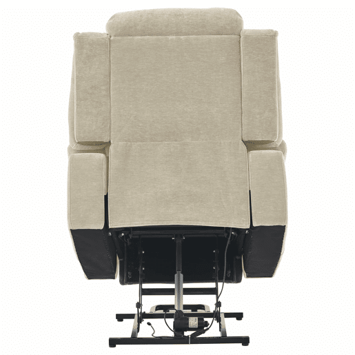Poltrona de massagem 95x94x107cm - Elétrica, 8 pontos, aquecimento, reclinável, USB - Castanha