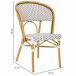 Silla de ratán Silla de ratán Blanco