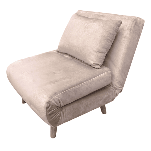 Sofá-cama Nordic Lite, poltrona conversível com abertura Click-Clack, bege Sofá-cama Nordic Lite, poltrona conversível com abertura Click-Clack, bege