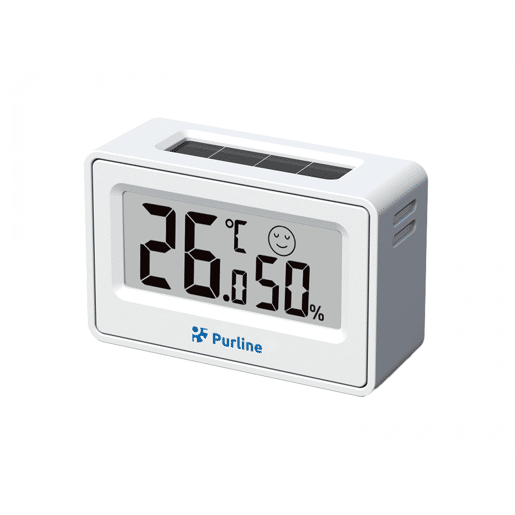 Termómetro digital. Higrómetro digital (humidade). Selecionável em graus Cº e Fº. Painel solar que prolonga a duração da bateria. Indicador de conforto. Funciona com 1 pilha AAA. Termómetro digital. Higrómetro digital (humidade). Selecionável em graus Cº e Fº. Painel solar que prolonga a duração da bateria. Indicador de conforto. Funciona com 1 pilha AAA.