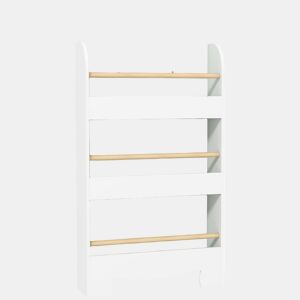 AIYAPLAY Estante Infantil de 3 Níveis Estante para Livros Infantil Design de Ursinho para Sala de Jogos Quarto Creche Verde