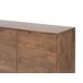 Aparador en mango natural con 3 puertas y patas de madera Aparador en mango natural con 3 puertas y patas de madera Madera
