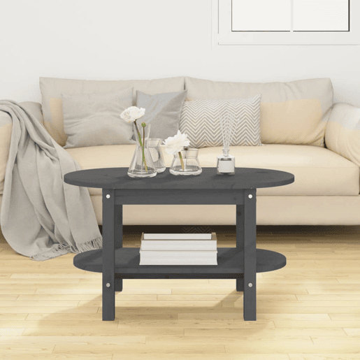 Mesa de Centro, Mesa baixa, 80x45x45 cm madeira de pinho maciça cinzento Mesa de Centro, Mesa baixa, 80x45x45 cm madeira de pinho maciça cinzento