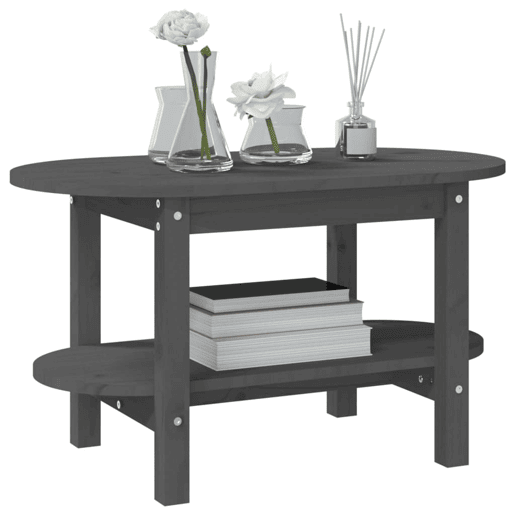 Mesa de Centro, Mesa baixa, 80x45x45 cm madeira de pinho maciça cinzento Mesa de Centro, Mesa baixa, 80x45x45 cm madeira de pinho maciça cinzento