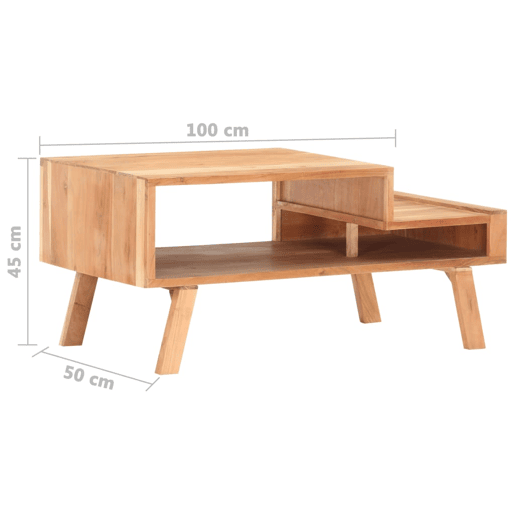 Mesa de Centro, Mesa baixa, 100x50x45 cm madeira de acácia maciça Mesa de Centro, Mesa baixa, 100x50x45 cm madeira de acácia maciça