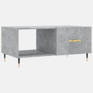 Mesa de Centro, Mesa baixa, 90x50x40 madeira processada cinza cimento