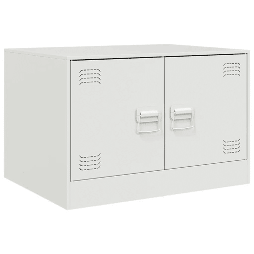 Mesa de Centro, Mesa baixa, 67x50x44 cm aço branco Mesa de Centro, Mesa baixa, 67x50x44 cm aço branco