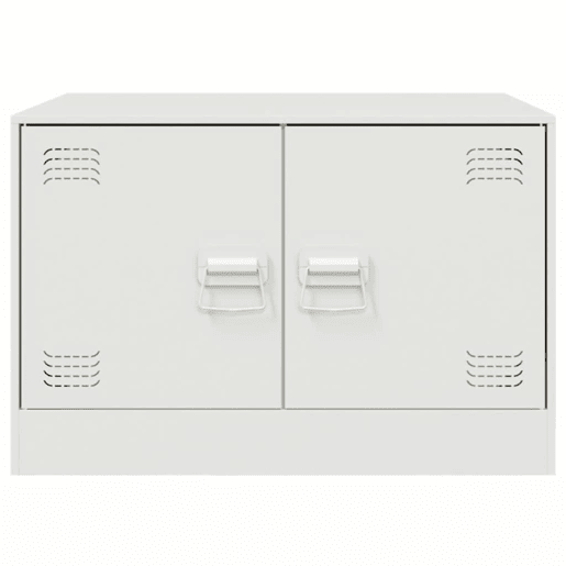 Mesa de Centro, Mesa baixa, 67x50x44 cm aço branco Mesa de Centro, Mesa baixa, 67x50x44 cm aço branco