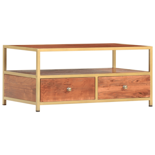 Mesa de Centro, Mesa baixa, 90x50x40 cm madeira de acácia maciça Mesa de Centro, Mesa baixa, 90x50x40 cm madeira de acácia maciça