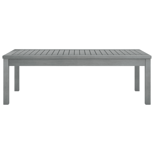 Mesa de Centro, Mesa baixa, 100x50x33 cm madeira de acácia maciça cinzento Mesa de Centro, Mesa baixa, 100x50x33 cm madeira de acácia maciça cinzento
