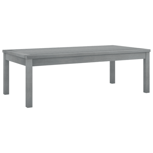Mesa de Centro, Mesa baixa, 100x50x33 cm madeira de acácia maciça cinzento Mesa de Centro, Mesa baixa, 100x50x33 cm madeira de acácia maciça cinzento