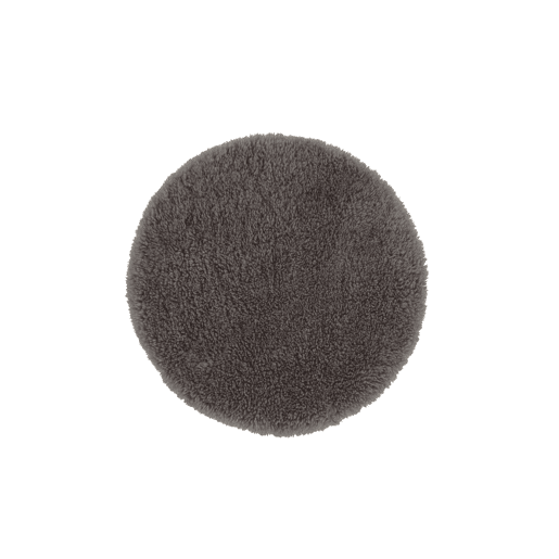 Tapete redondo Ø 90 cm, cinzento escuro