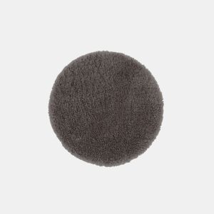 Tapete redondo Ø 90 cm, cinzento escuro