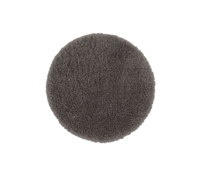 Alfombra redonda ø 90 cm, gris oscuro
