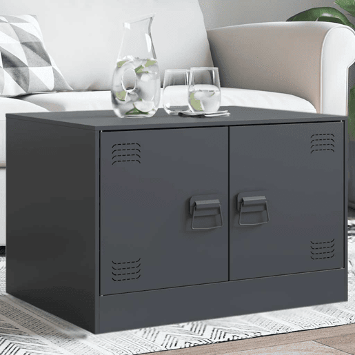 Mesa de Centro, Mesa baixa, 67x50x44 cm aço antracite Mesa de Centro, Mesa baixa, 67x50x44 cm aço antracite