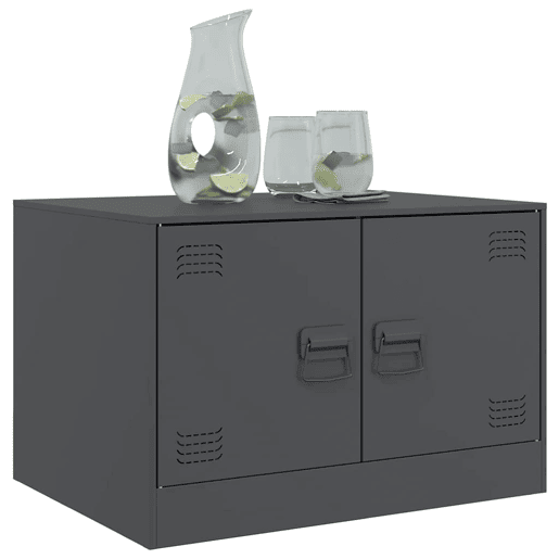 Mesa de Centro, Mesa baixa, 67x50x44 cm aço antracite Mesa de Centro, Mesa baixa, 67x50x44 cm aço antracite