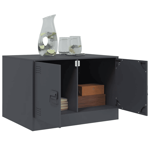 Mesa de Centro, Mesa baixa, 67x50x44 cm aço antracite Mesa de Centro, Mesa baixa, 67x50x44 cm aço antracite